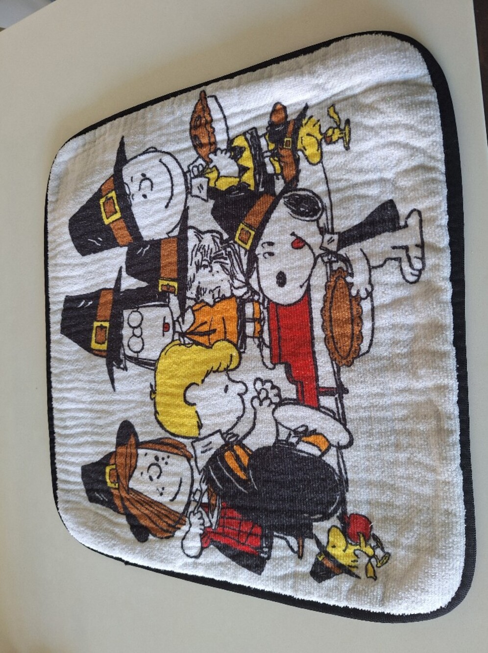 Peanuts Thanksgiving Dish Drying Mat